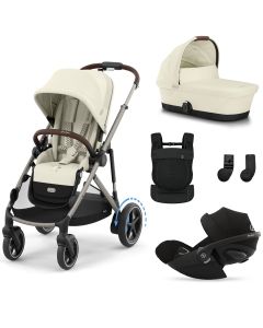 Trio e-Gazelle S + reiswieg + Cloud G i-Size + Amya draagzak