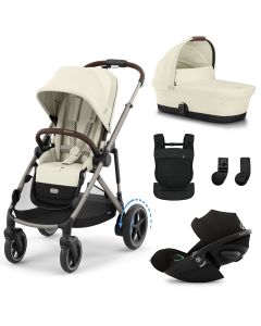Trio e-Gazelle S + reiswieg + Cloud G3 i-Size + Amya draagzak