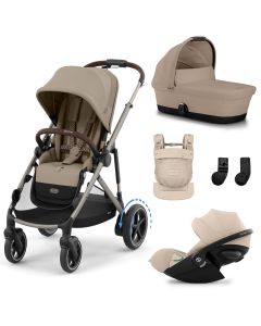 Trio e-Gazelle S + reiswieg + Cloud G3 i-Size + Amya draagzak