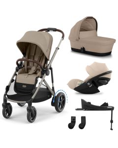 Trio e-Gazelle S + reiswieg + Cloud G3 i-Size + G3 Base
