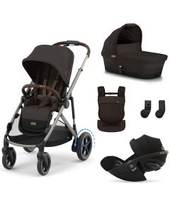 Trio e-Gazelle S + reiswieg + Cloud G i-Size + Amya draagzak