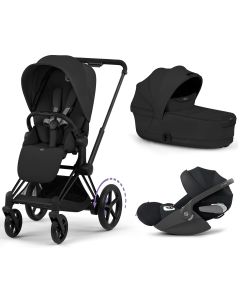 Trio e-Priam 3 + plooibare reiswieg + Cloud T i-Size