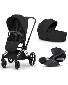 Trio e-Priam 3 + plooibare reiswieg + Cloud T i-Size