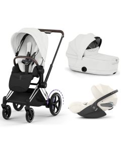 Trio e-Priam 3 + plooibare reiswieg + Cloud T i-Size
