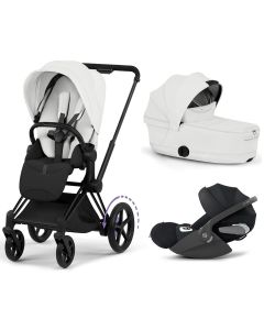 Trio e-Priam 3 + plooibare reiswieg + Cloud T i-Size