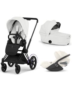 Trio e-Priam 3 + plooibare reiswieg + Cloud T i-Size