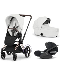 Trio e-Priam 3 + plooibare reiswieg + Cloud T i-Size