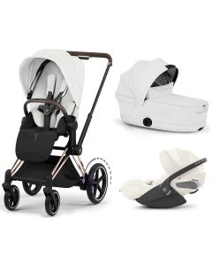 Trio e-Priam 3 + plooibare reiswieg + Cloud T i-Size