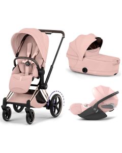 Trio e-Priam 3 + plooibare reiswieg + Cloud T i-Size