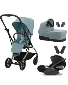 Trio Eezy S Twist+ Plus 2 + S reiswieg + Cloud T i-Size