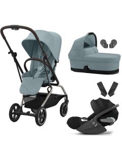Trio Eezy S Twist+ Plus 2 + S reiswieg + Cloud T i-Size