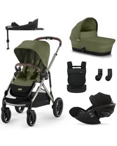 Trio Gazelle S 2 + reiswieg + Cloud G i-Size + G Base + Amya draagzak