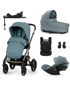 Trio Talos S Lux 3 + S Lux reiswieg + Cloud G i-Size + G Base + Amya draagzak