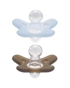 Natural Silicone fopspeen 0-6M 2 stuks