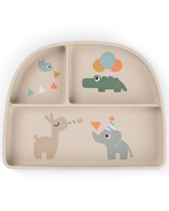 Stick&Stay bord met compartimenten voor kinderen