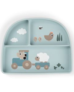 Stick&Stay bord met compartimenten voor kinderen