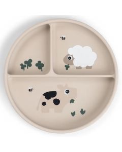 Stick&Stay bord met compartimenten