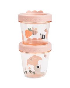 Set van 2 bewaarpotjes