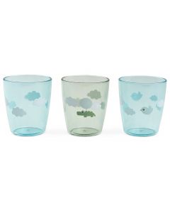 Set van 3 Yummy mini glazen