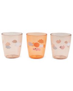 Set van 3 Yummy mini glazen