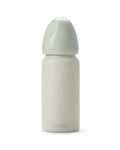 Glazen zuigfles + siliconen flesspeen 0m+ 250ml