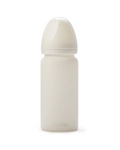 Glazen zuigfles + siliconen flesspeen 0m+ 250ml
