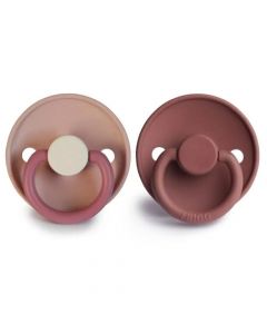 Frigg Fopspeen Color Latex - 2 stuks - 0-6m