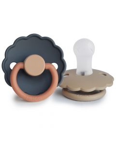Frigg Fopspeen Daisy Blooming Silicone - 2 stuks - 0-6m