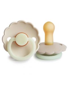 Frigg Fopspeen Daisy Night Silicone - 2 stuks - 0-6m