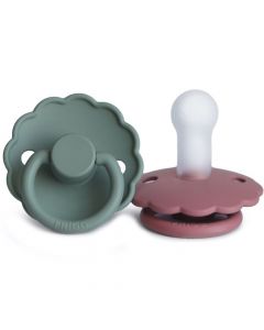 Frigg Fopspeen Daisy Silicone - 2 stuks - 0-6m