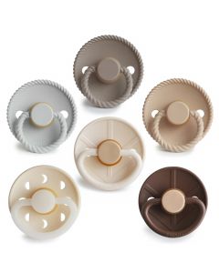Frigg fopspeen Latex 6 stuks - 0-6m