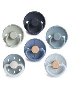 Frigg fopspeen Latex 6 stuks - 0-6m