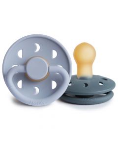 Frigg Fopspeen Moon Latex - 2 stuks - 0-6m