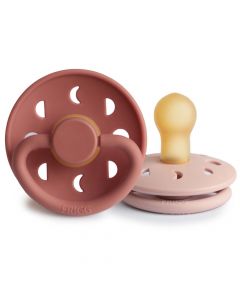 Frigg Fopspeen Moon Latex - 2 stuks - 0-6m