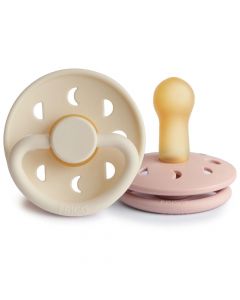 Frigg Fopspeen Moon Latex - 2 stuks - 6-18m
