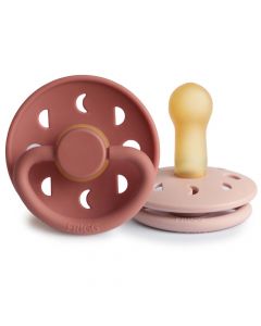 Frigg Fopspeen Moon Latex - 2 stuks - 6-18m