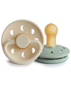 Frigg Fopspeen Moon Latex - 2 stuks - 6-18m