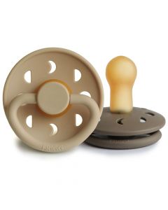 Frigg Fopspeen Moon Latex - 2 stuks - 6-18m