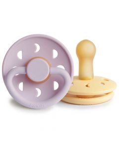 Frigg Fopspeen Moon Latex - 2 stuks - 6-18m