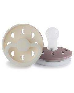 Frigg fopspeen Moon Night Silicone - 2 stuks - 0-6m