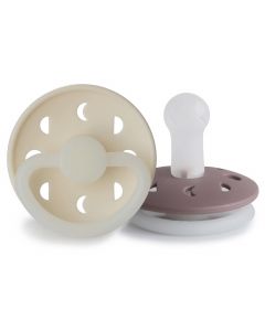 Frigg fopspeen Moon Night Silicone - 2 stuks - 6-18m