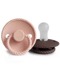 Frigg fopspeen Rope Silicone - 2 stuks - 0-6m