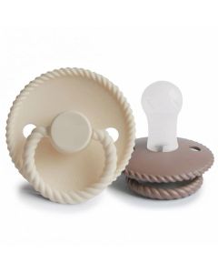 Frigg fopspeen Rope Silicone - 2 stuks - 0-6m