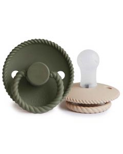 Frigg fopspeen Rope Silicone - 2 stuks - 0-6m