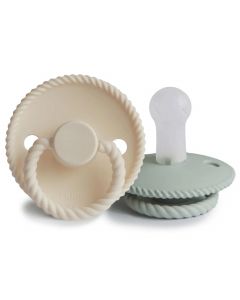 Frigg fopspeen Rope Silicone - 2 stuks - 6-18m