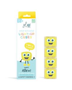Light Up Cubes badspeelgoed - 4 stuks