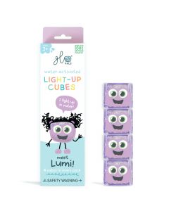 Light Up Cubes badspeelgoed - 4 stuks