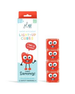 Light Up Cubes badspeelgoed - 4 stuks