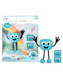 Light Up Character badspeeltje + 2 cubes