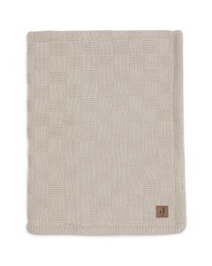 Deken wieg 75x100cm Box Knit / Velvet